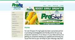 Desktop Screenshot of proagsupply.com